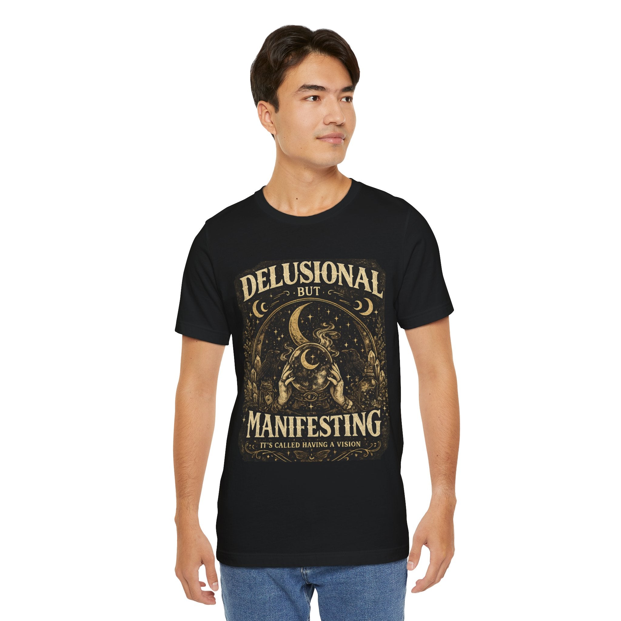 Delusional But Manifesting Vintage Mystic Tee