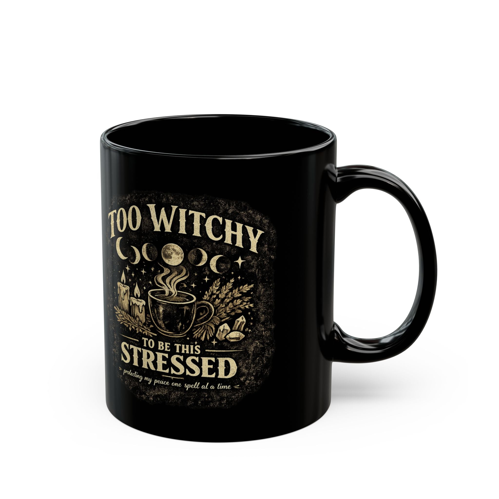 Too Witchy to Be This Stressed Mug