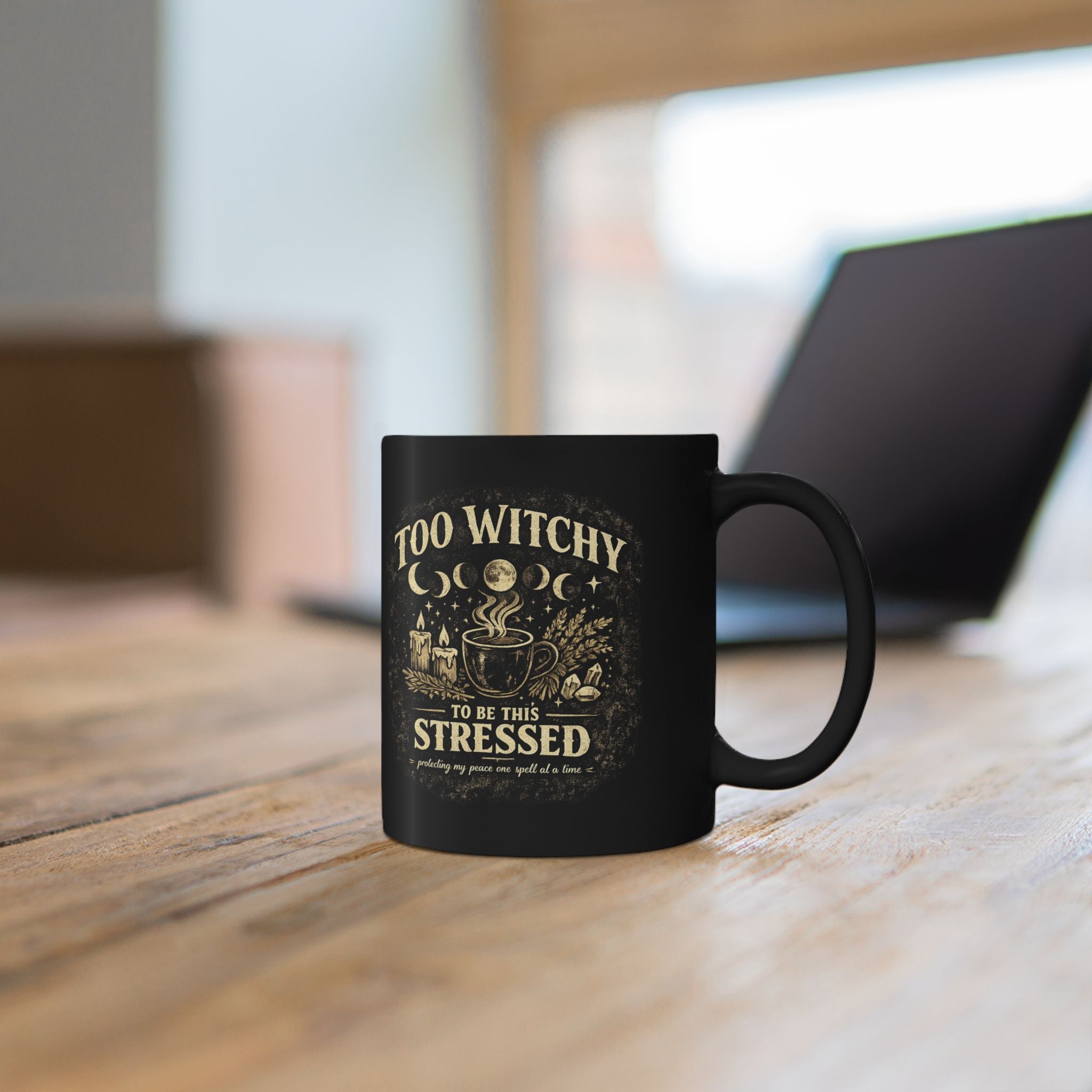 Too Witchy to Be This Stressed Mug
