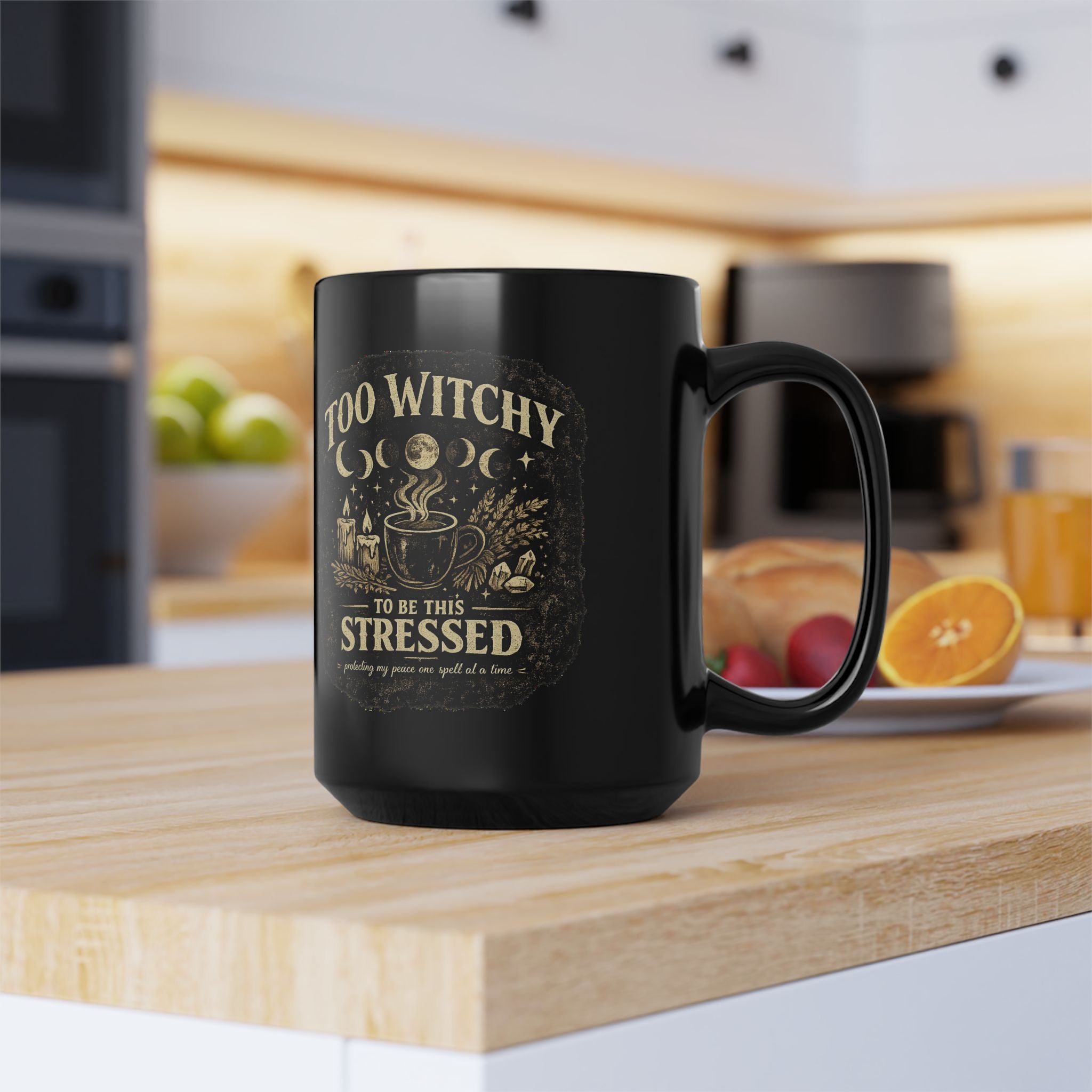 Too Witchy to Be This Stressed Mug
