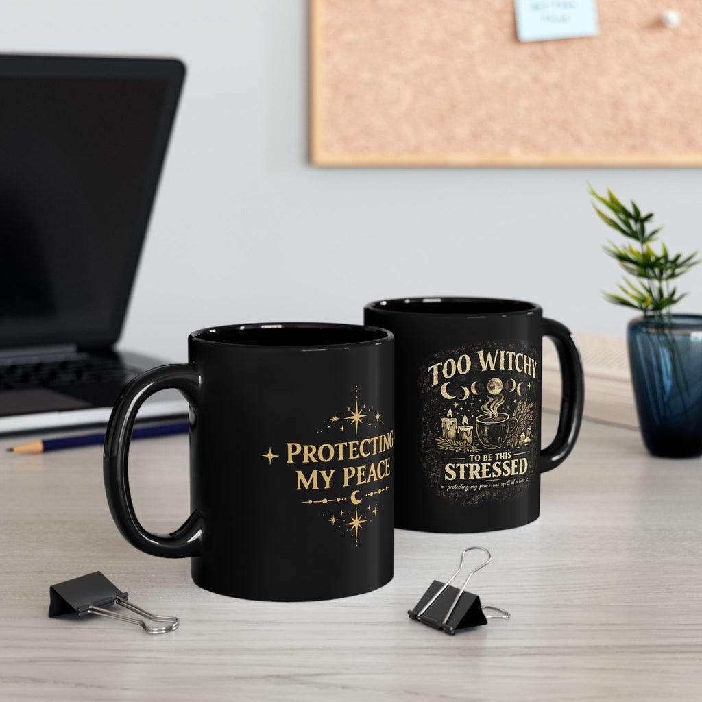 Too Witchy to Be This Stressed Mug