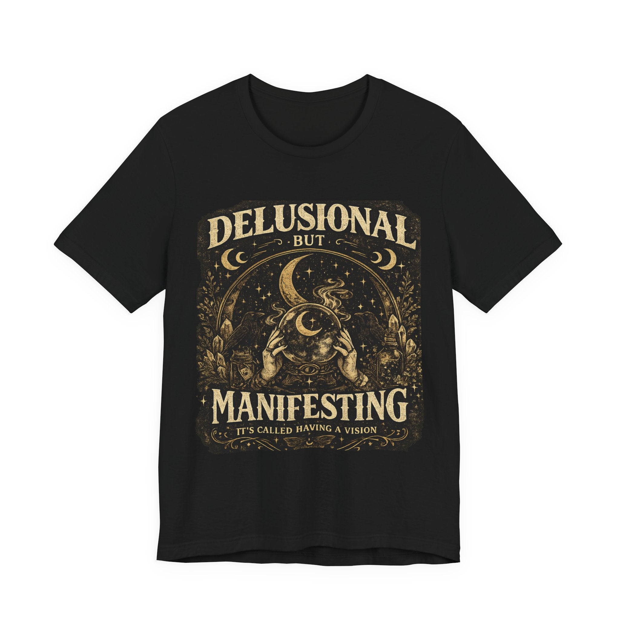 Delusional But Manifesting Vintage Mystic Tee